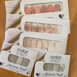 5 Pack Brand New Color Street